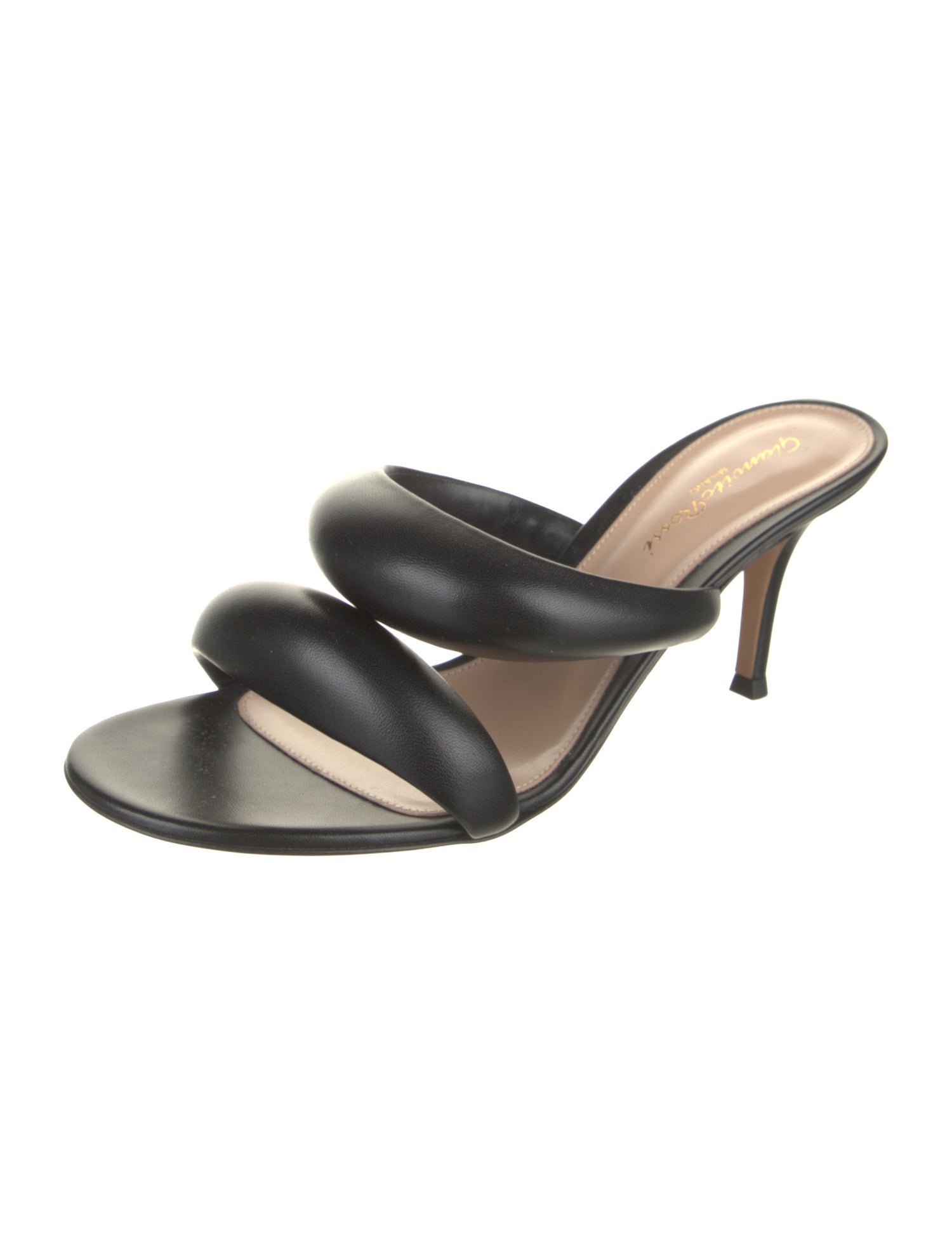 Gianvito Rossi Leather Slides w/ Tags