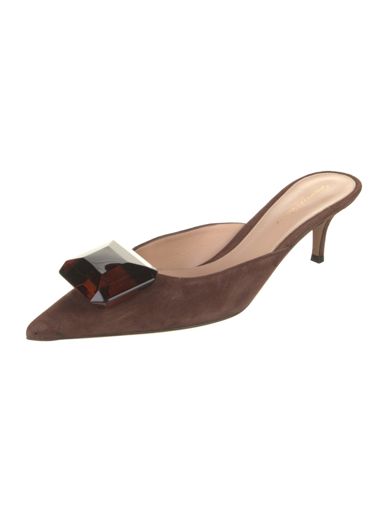 Gianvito Rossi Patent Leather Mules