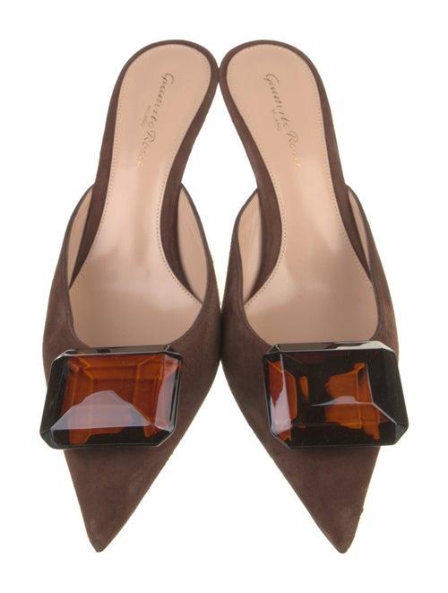 Gianvito Rossi Patent Leather Mules