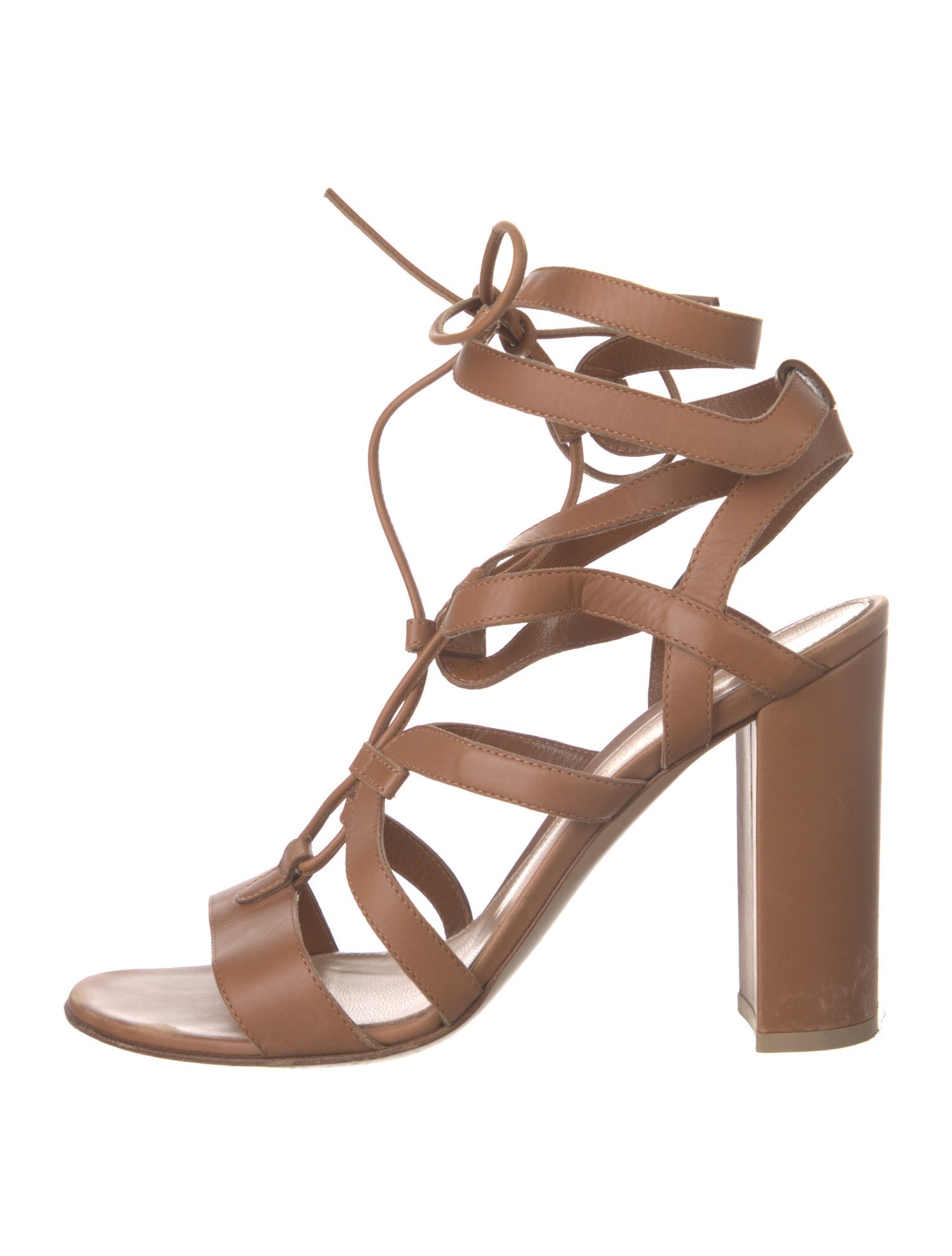 Gianvito Rossi Leather Gladiator Sandals