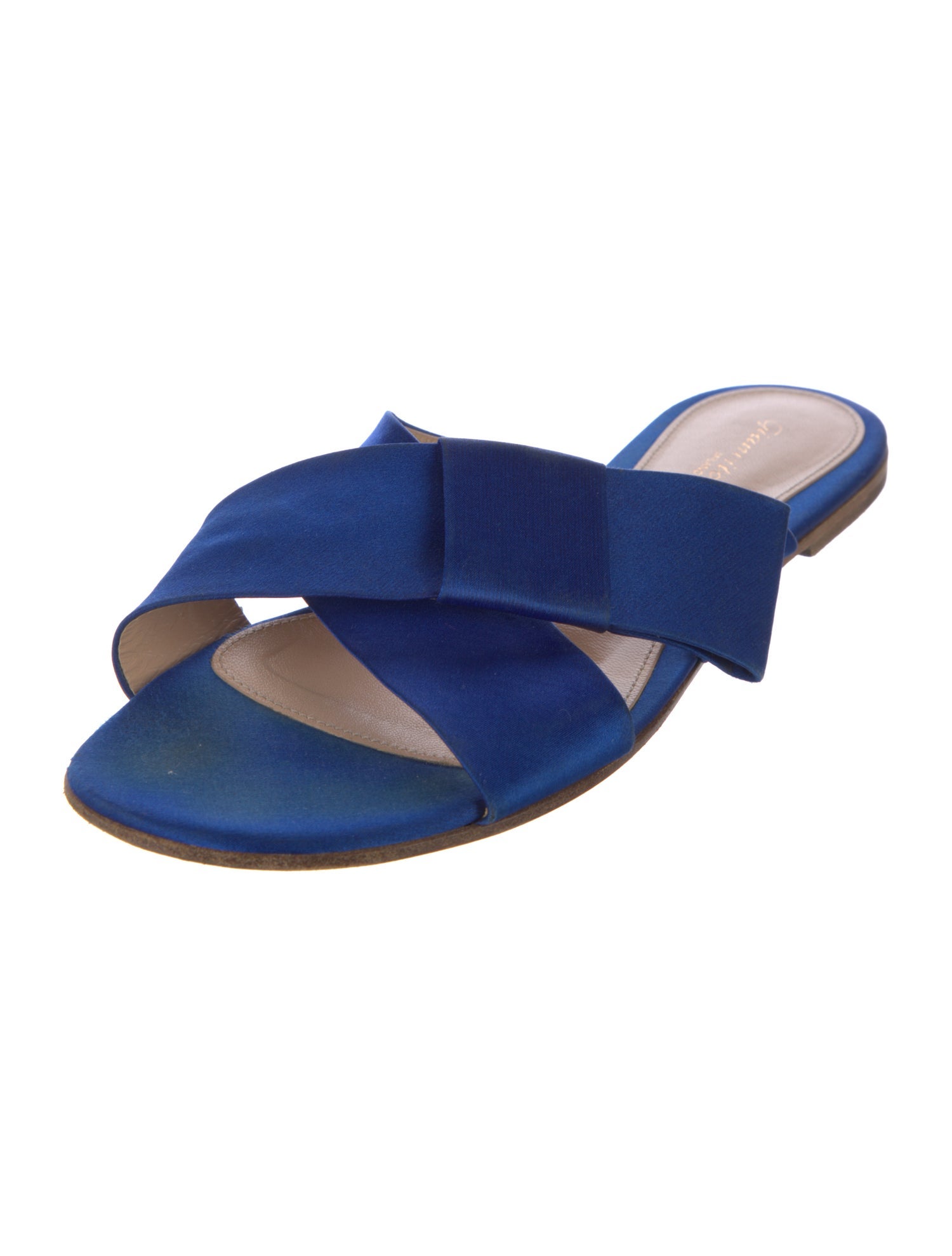 Gianvito Rossi Satin Slides