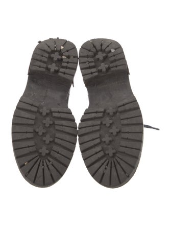 Gianvito Rossi Leather Combat Boots