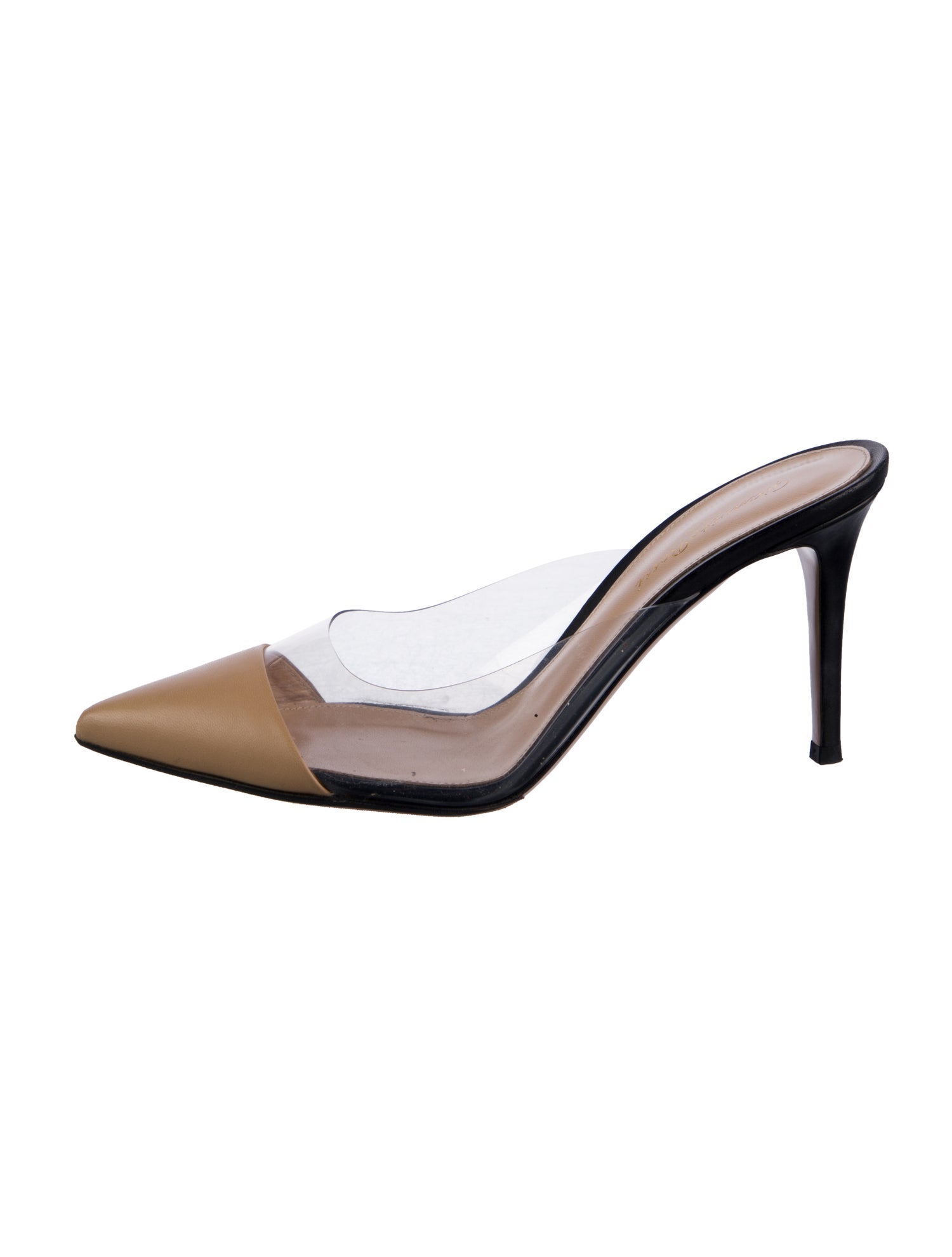 Gianvito Rossi Leather Mules