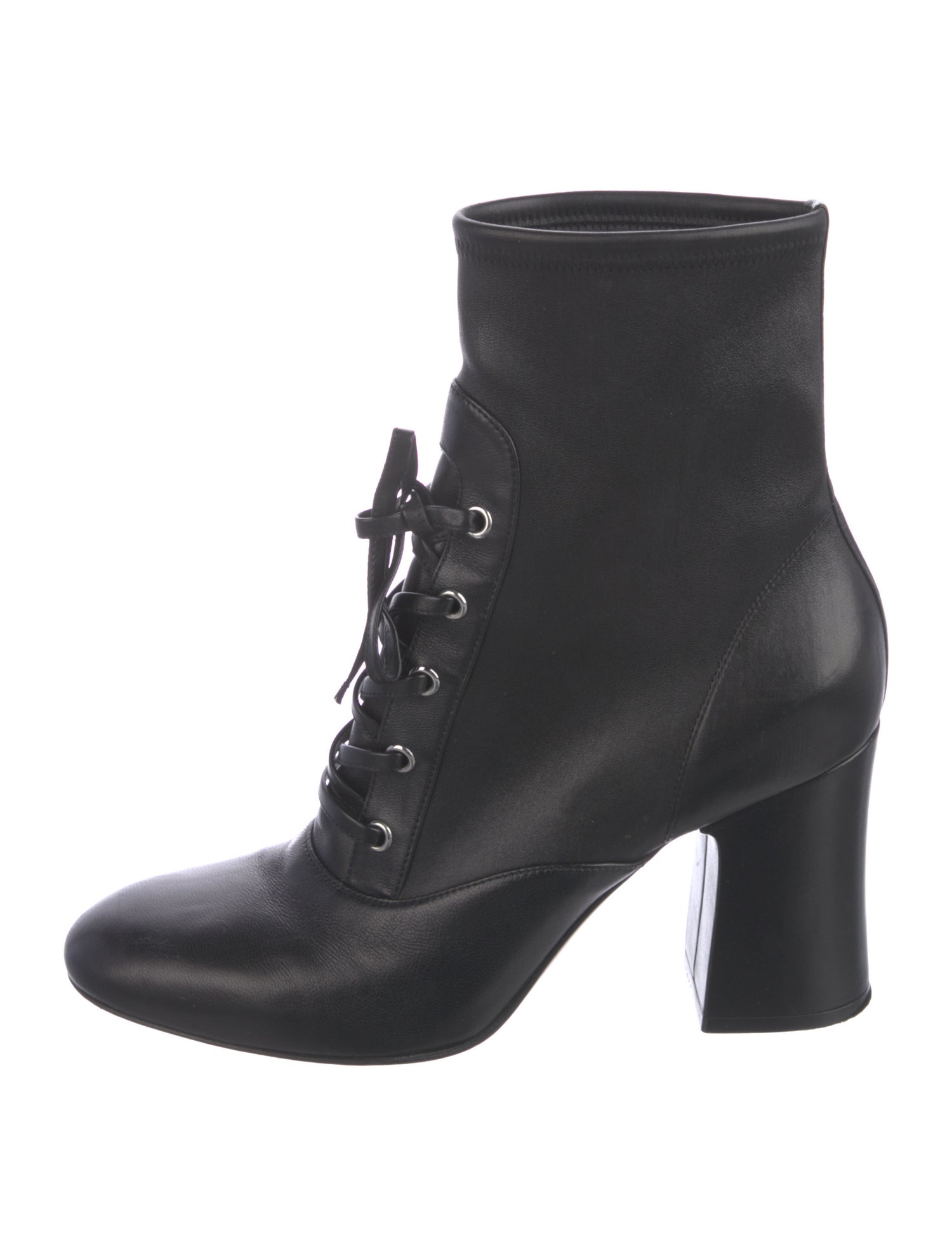 Gianvito Rossi Leather Lace-Up Boots