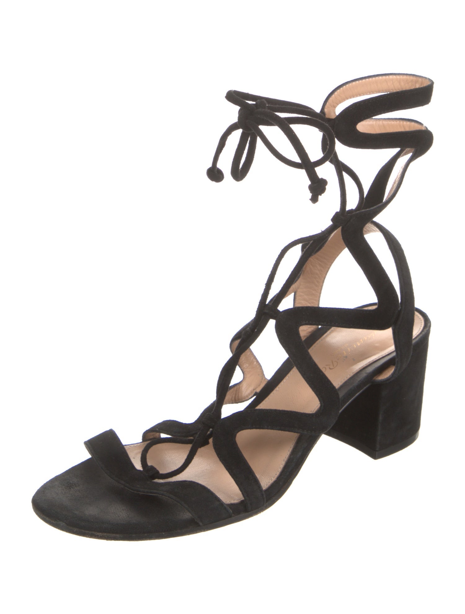 Gianvito Rossi Suede Gladiator Sandals
