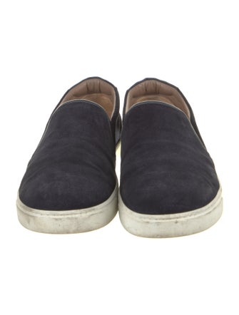 Gianvito Rossi Suede Leather Trim Embellishment Sneakers