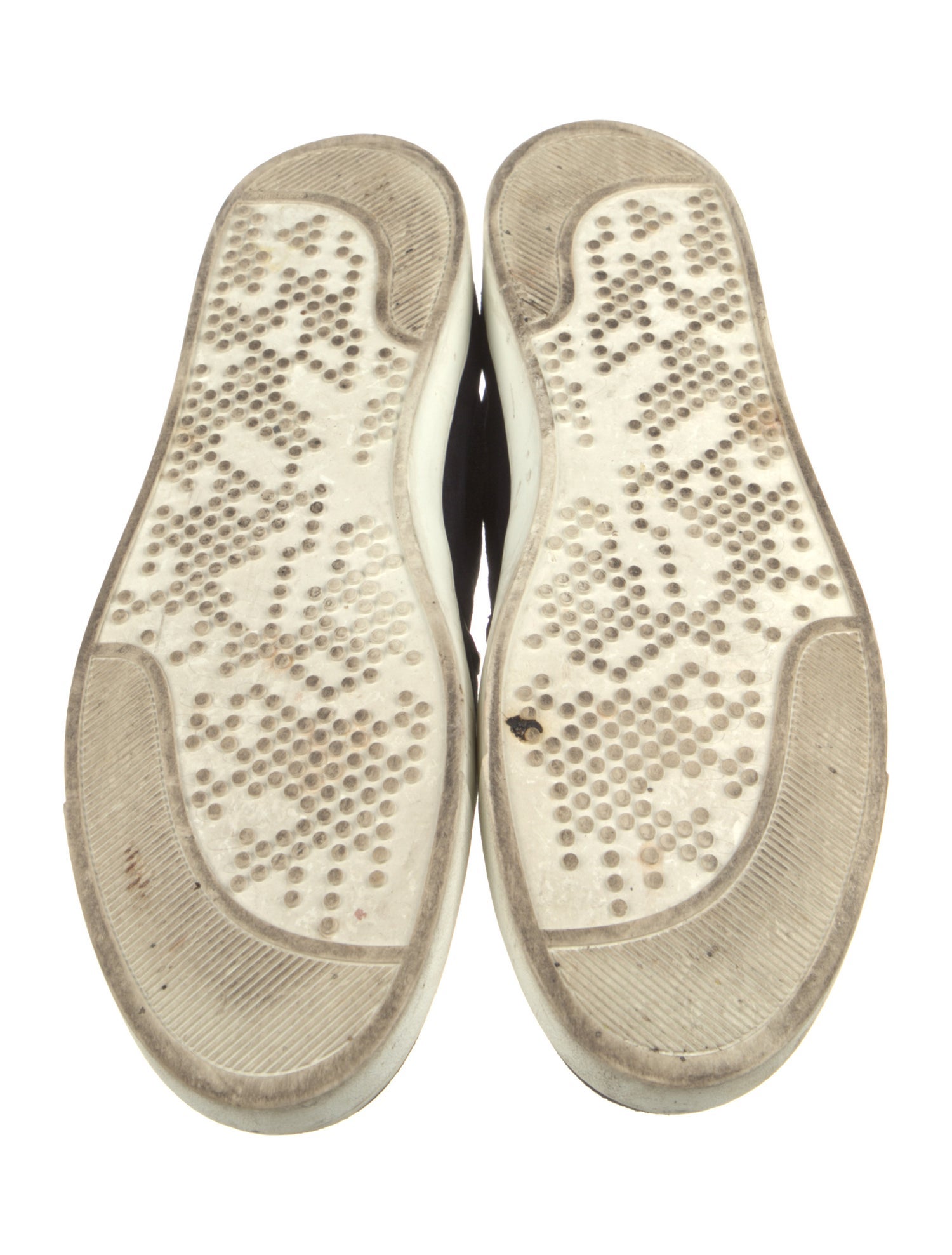 Gianvito Rossi Suede Leather Trim Embellishment Sneakers