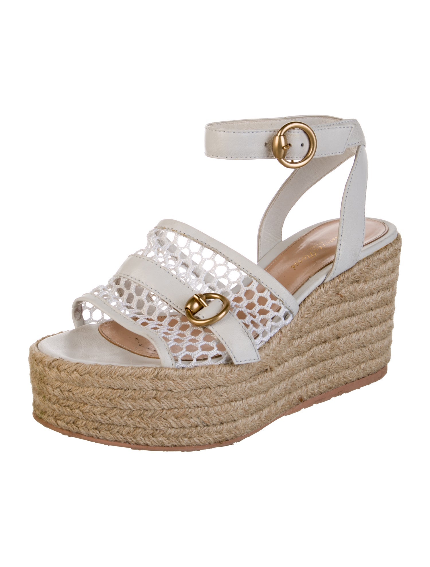Gianvito Rossi Leather Espadrilles