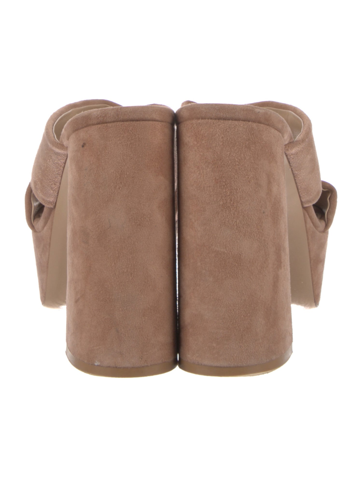 Gianvito Rossi Suede Slides