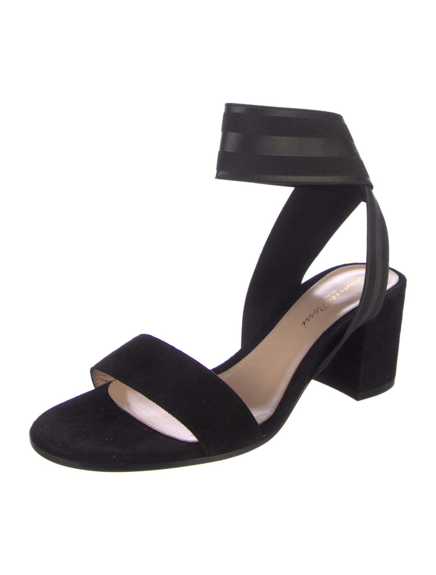 Gianvito Rossi Suede Slingback Sandals