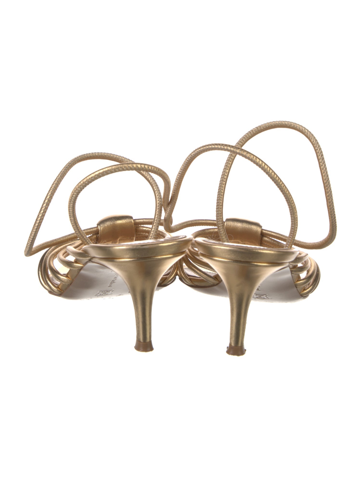 Gianvito Rossi Leather Slingback Sandals