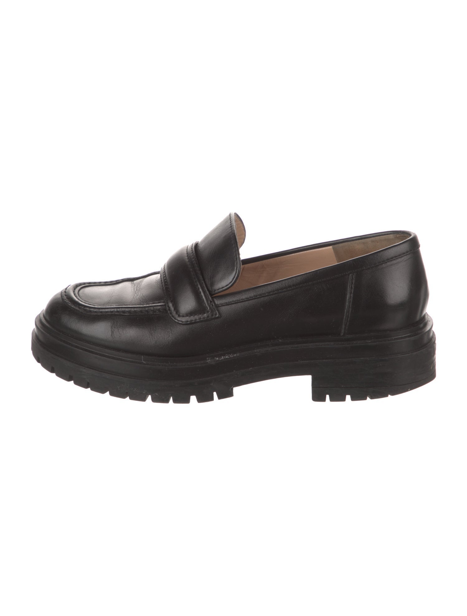 Gianvito Rossi Leather Loafers