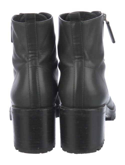 Gianvito Rossi Leather Combat Boots