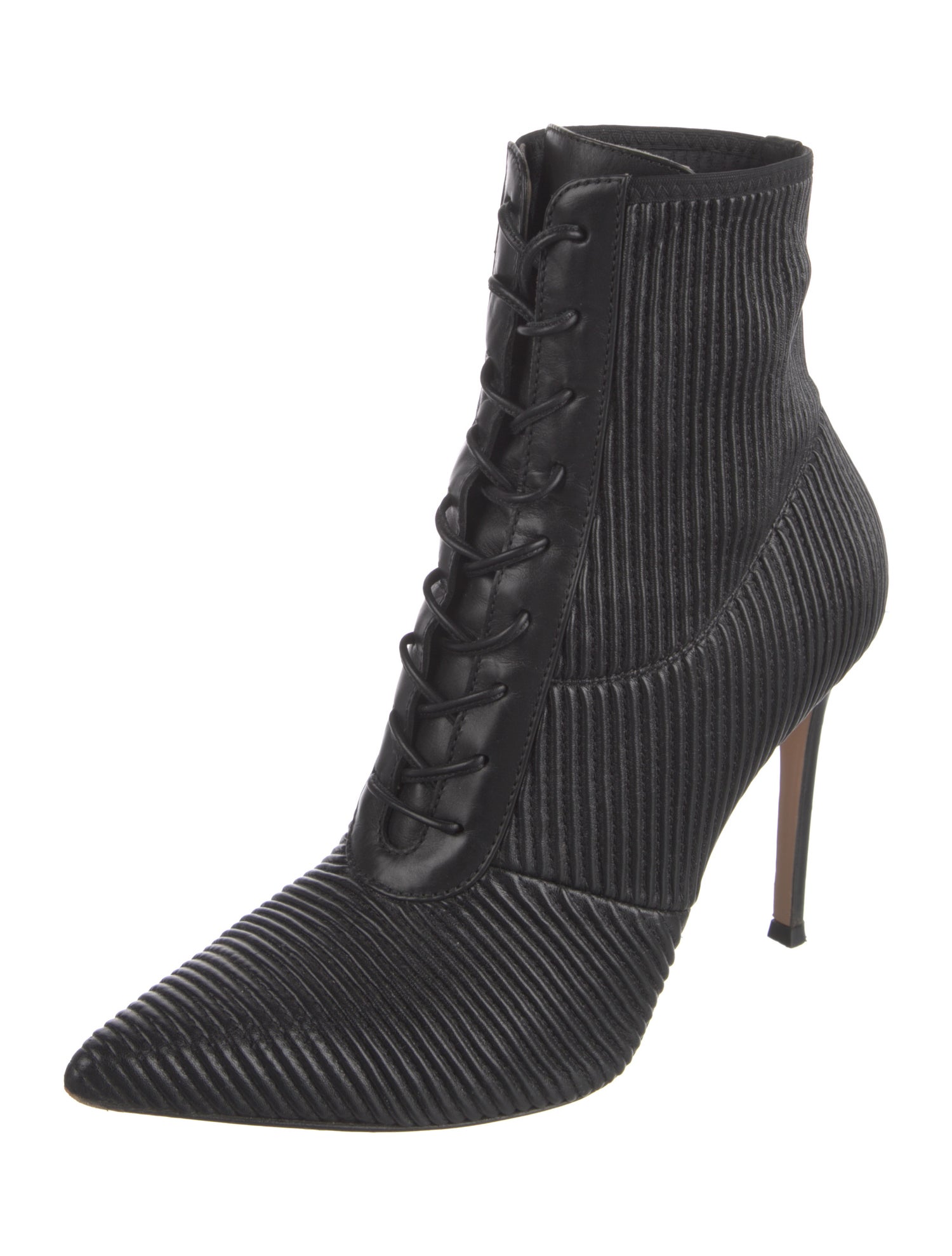 Gianvito Rossi Leather Sock Boots