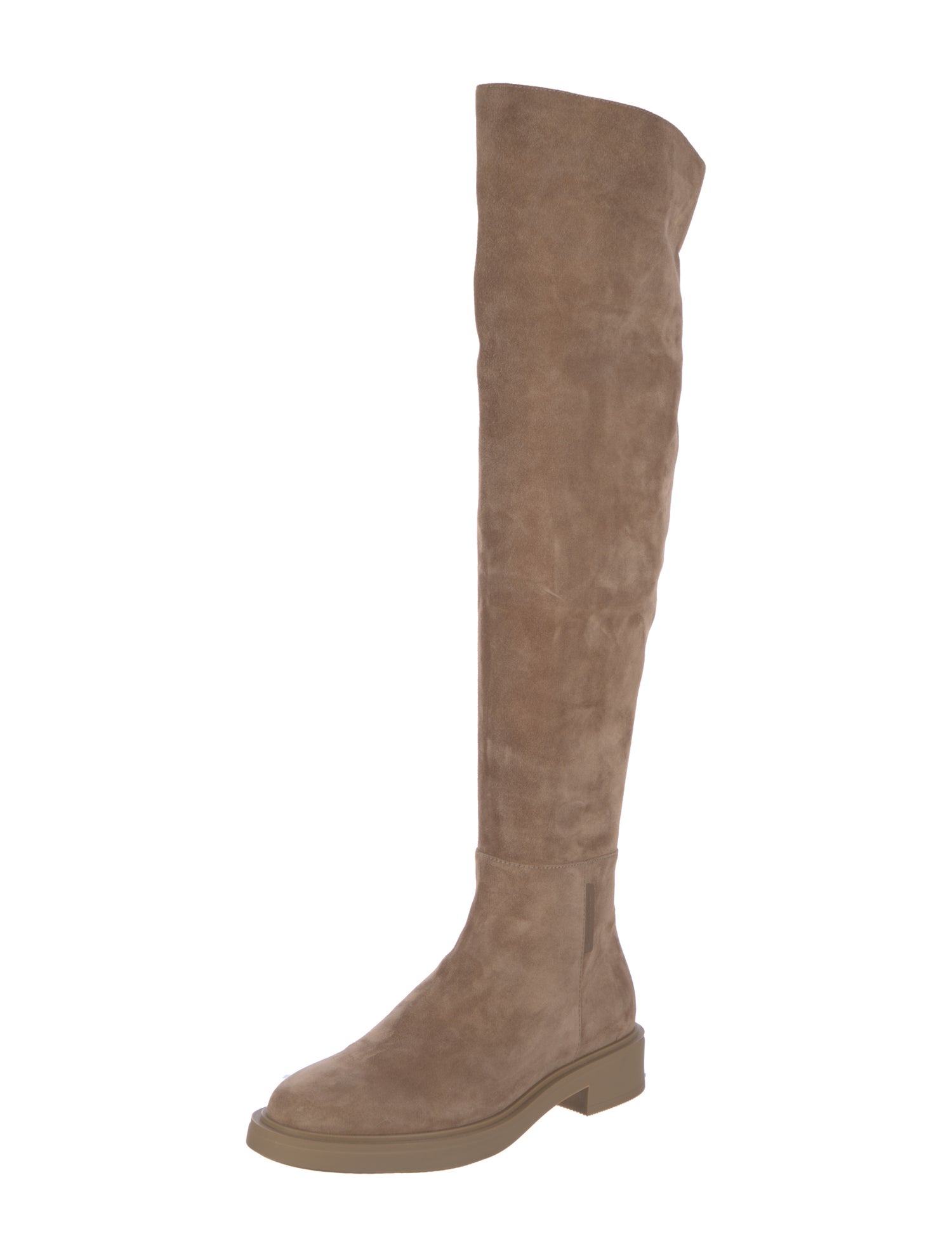 Gianvito Rossi Suede Riding Boots