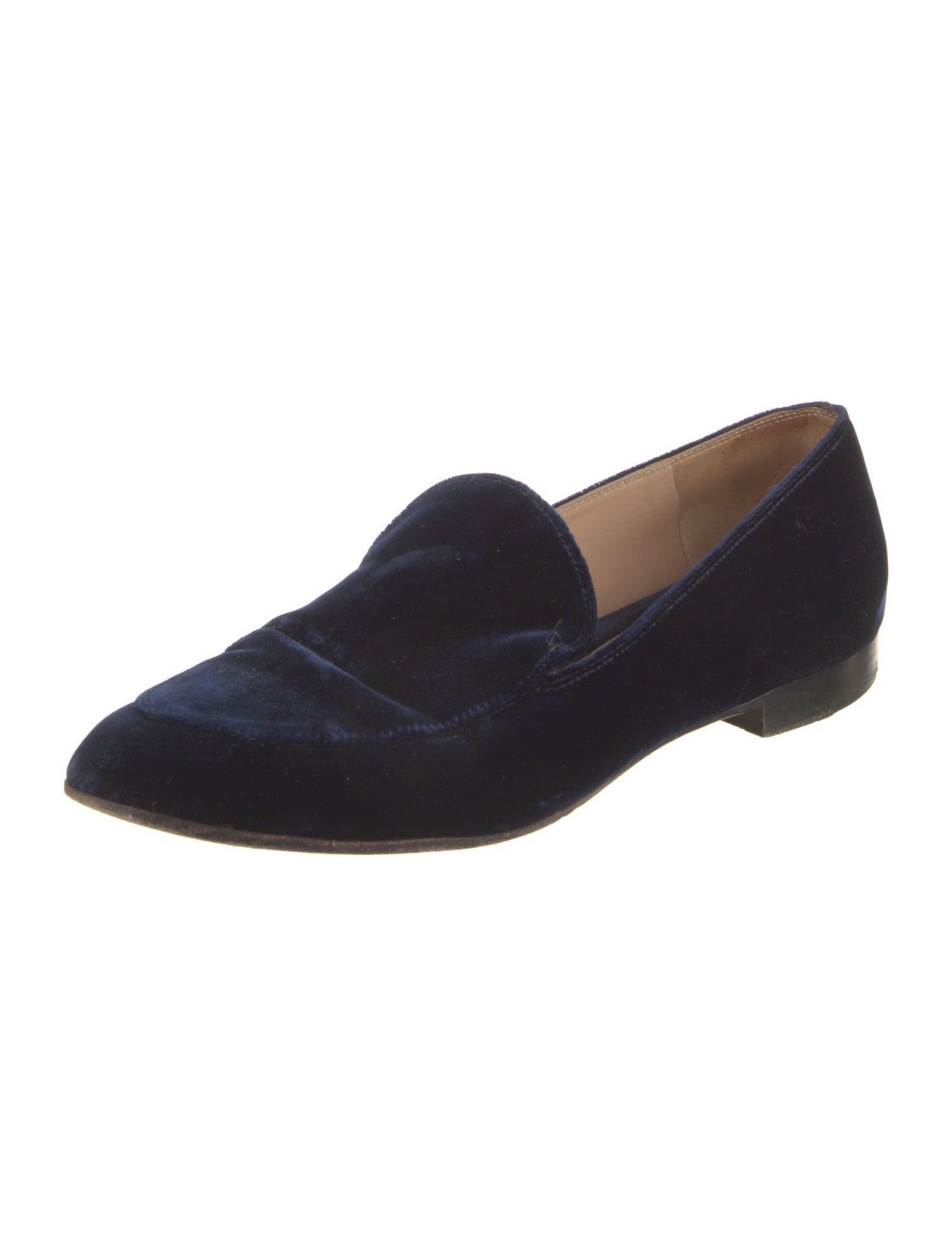 Gianvito Rossi Velvet Loafers