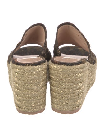 Gianvito Rossi Glitter Accents Espadrilles