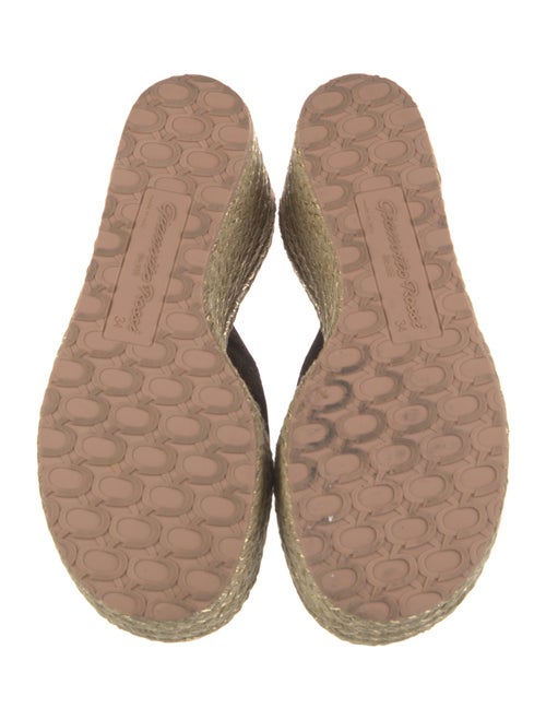 Gianvito Rossi Glitter Accents Espadrilles