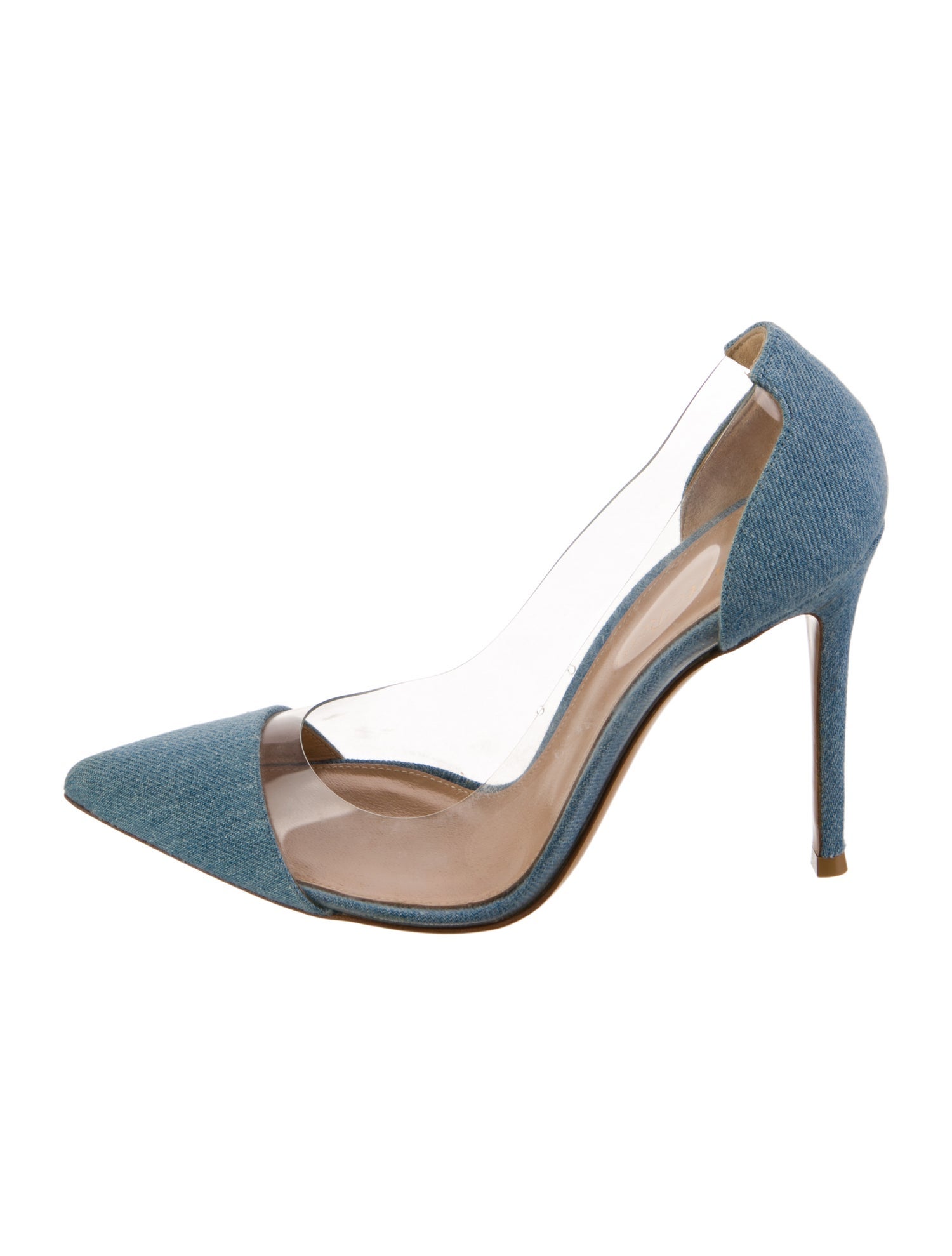 Gianvito Rossi Denim Pumps