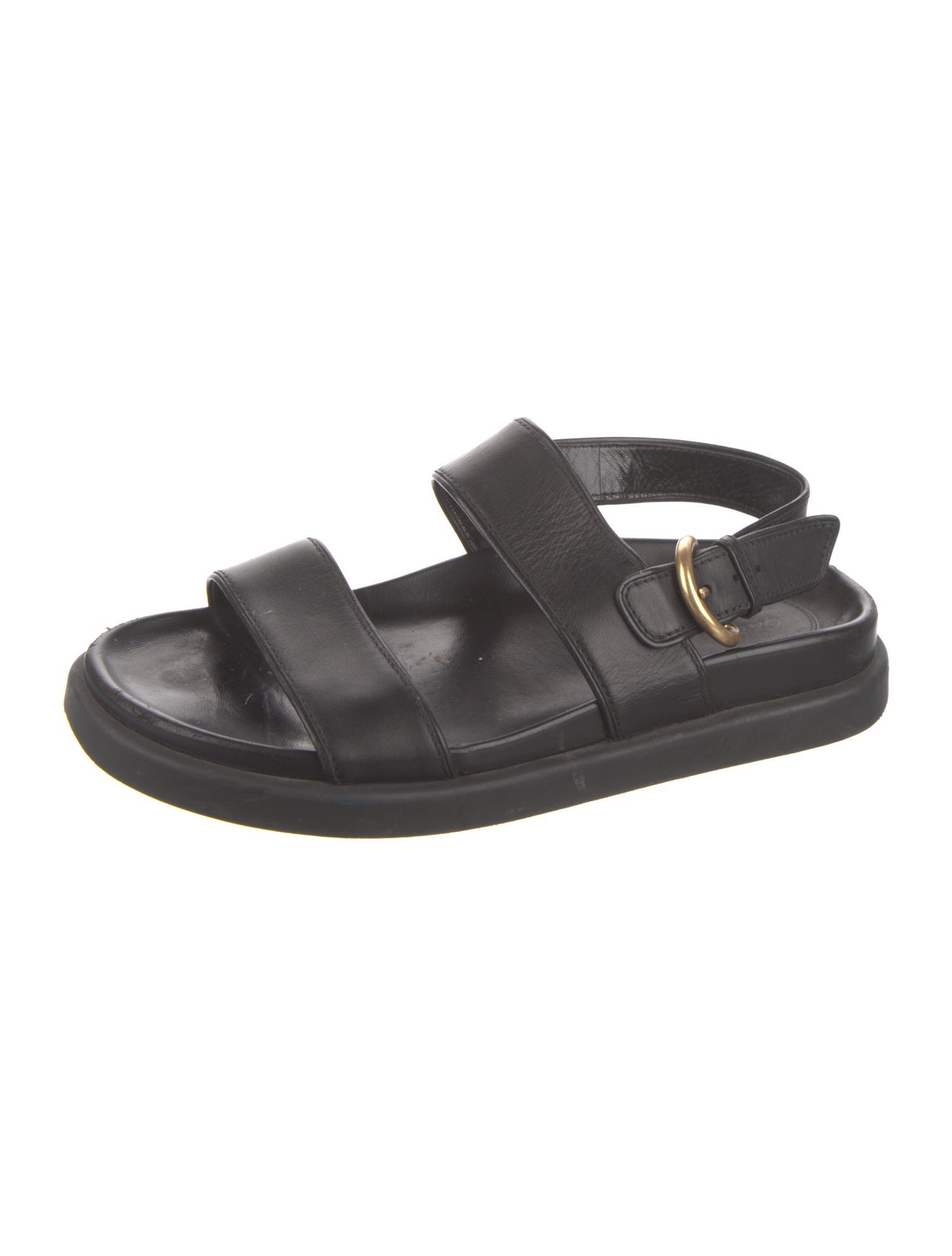 Gianvito Rossi Leather Slingback Sandals