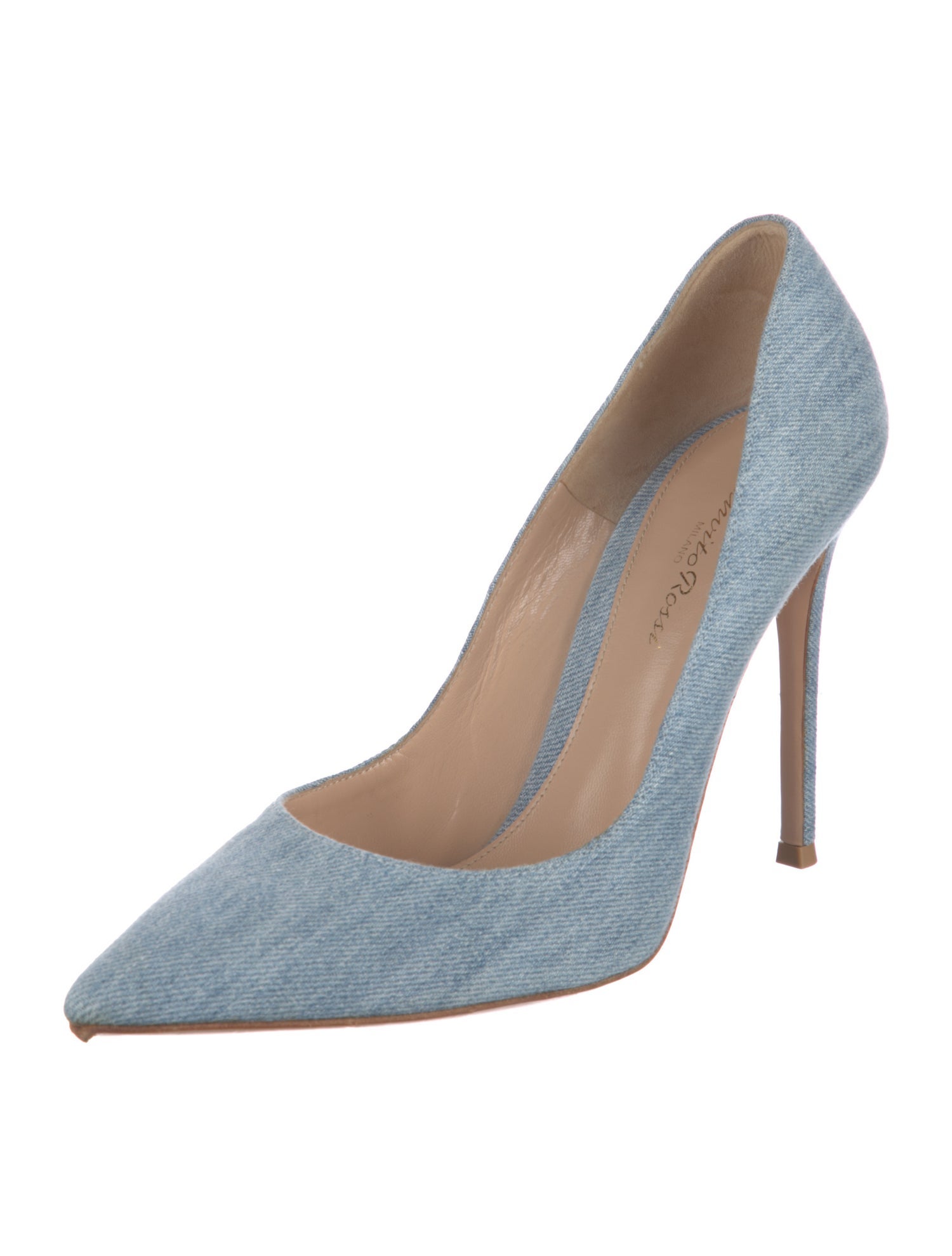 Gianvito Rossi Denim Pumps