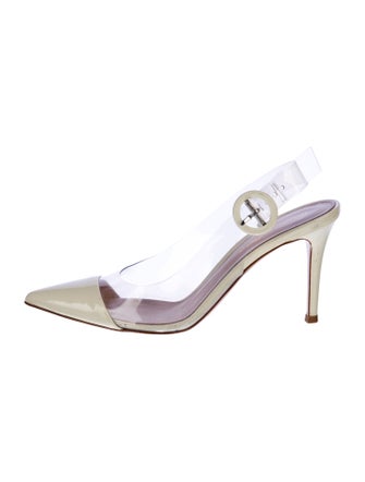Gianvito Rossi PVC Slingback Pumps