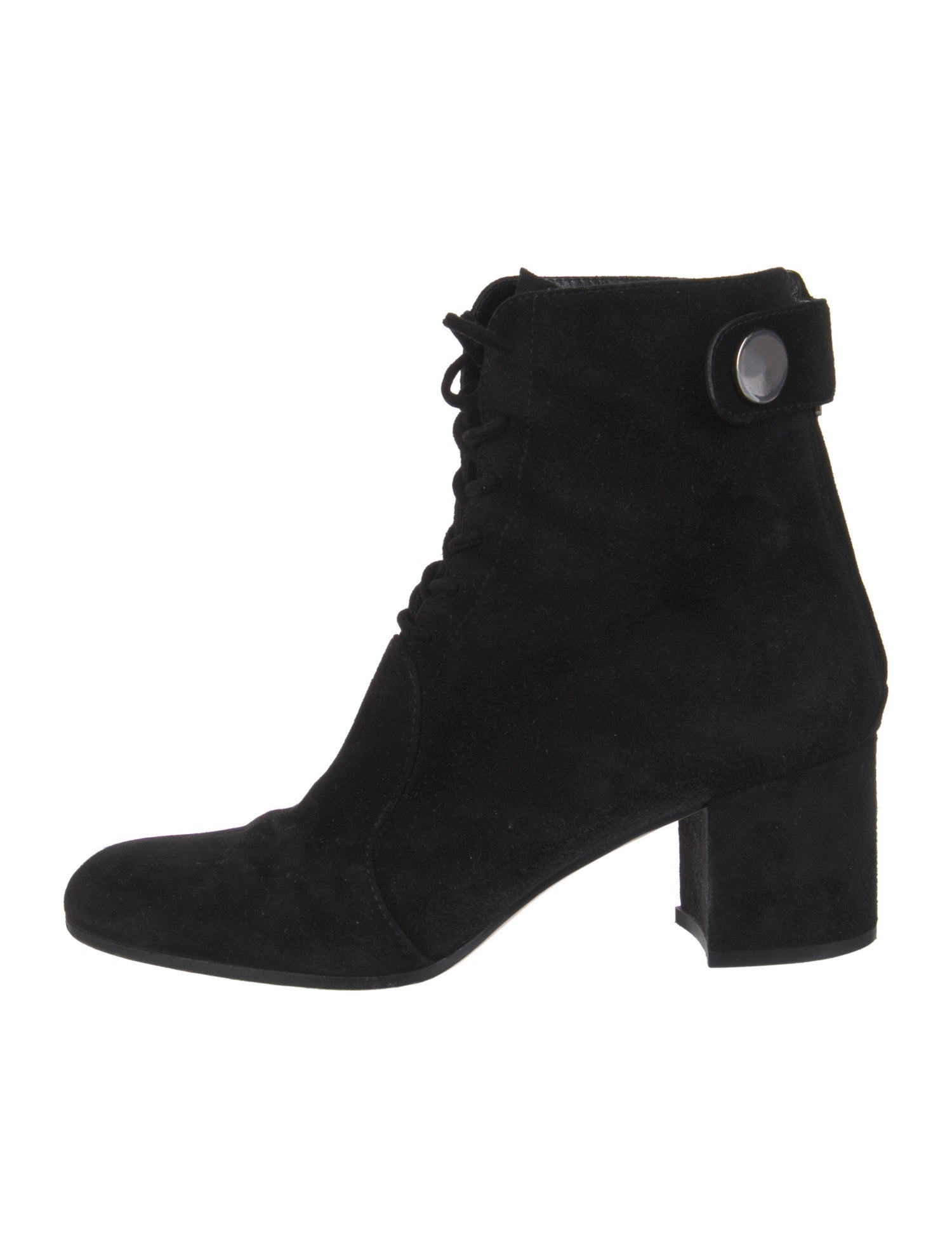 Gianvito Rossi Suede Lace-Up Boots