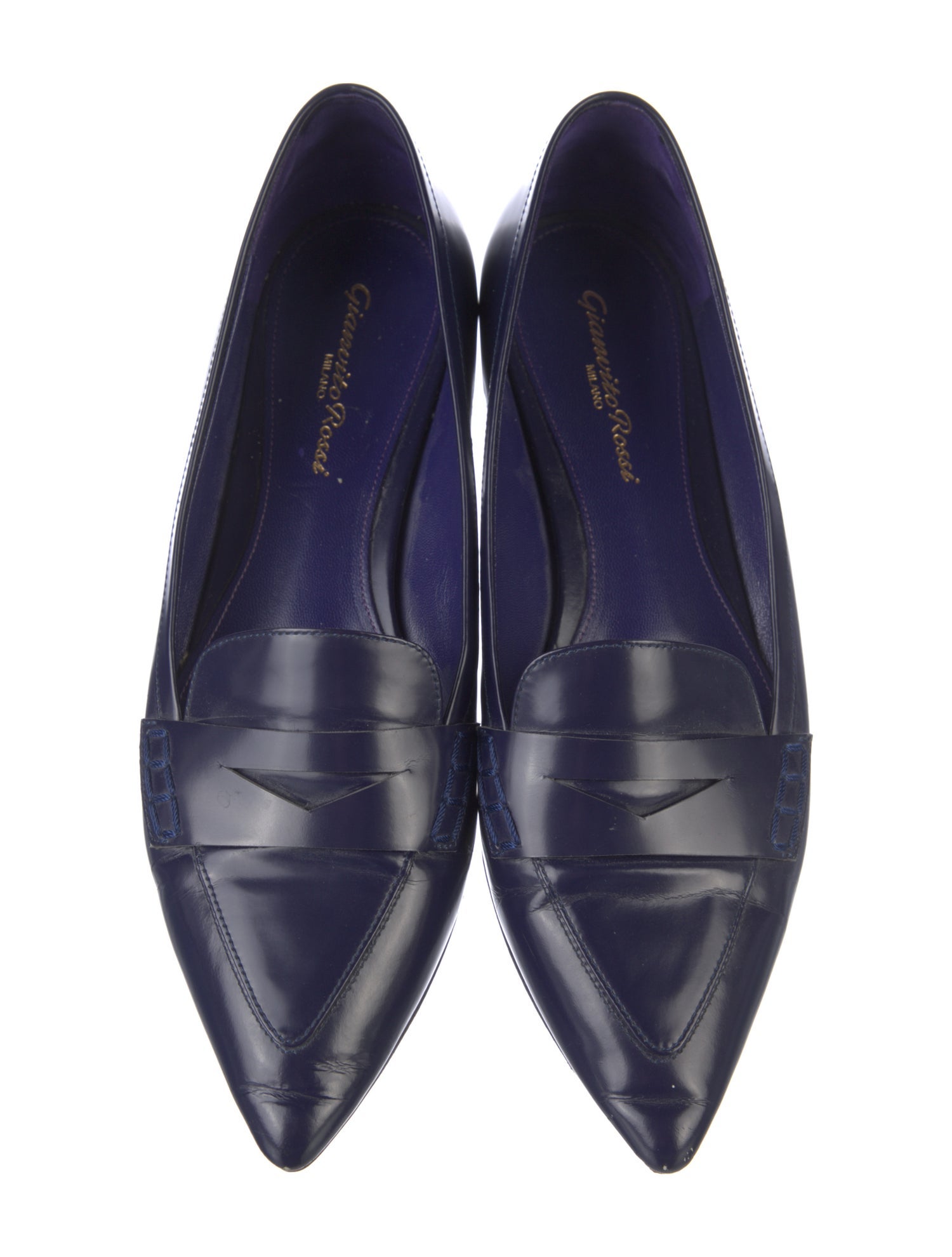 Gianvito Rossi Leather Loafers