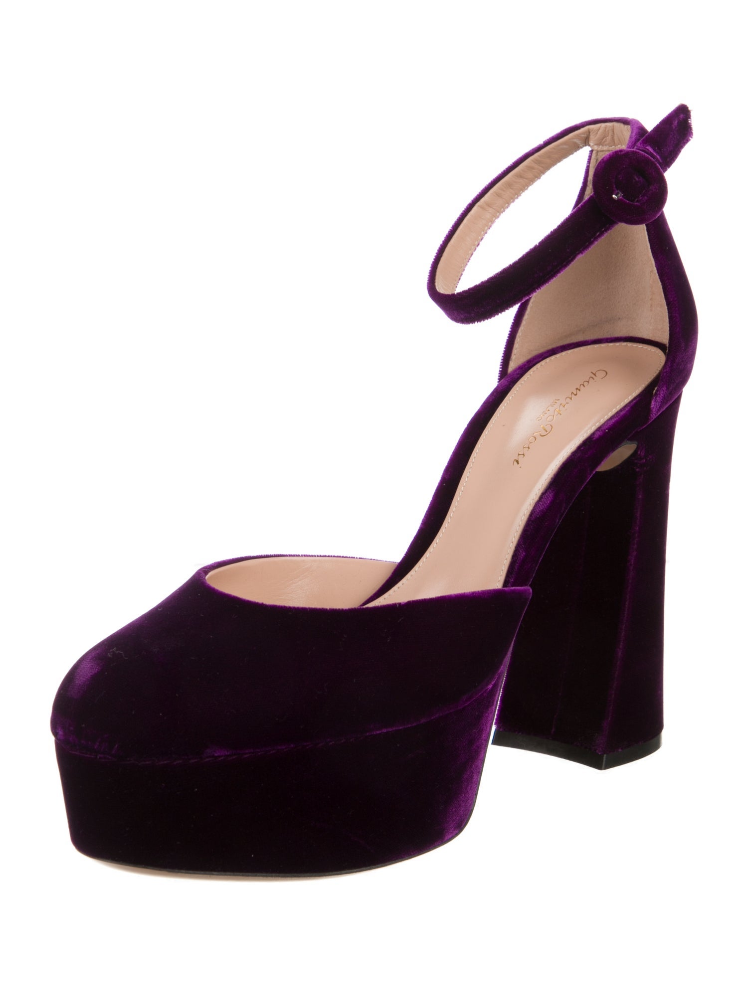 Gianvito Rossi Velvet D'Orsay Pumps