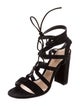 Gianvito Rossi Suede Gladiator Sandals