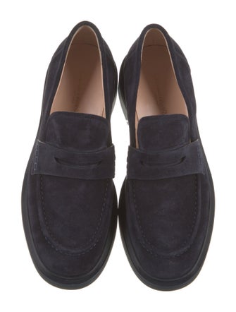 Gianvito Rossi Suede Loafers