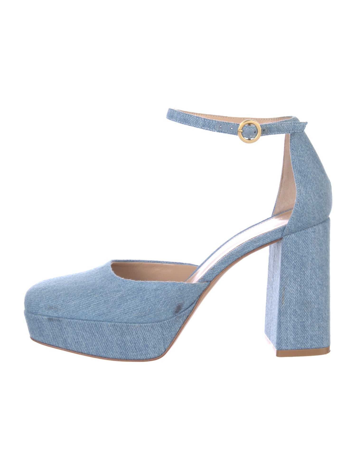 Gianvito Rossi Denim D'Orsay Pumps