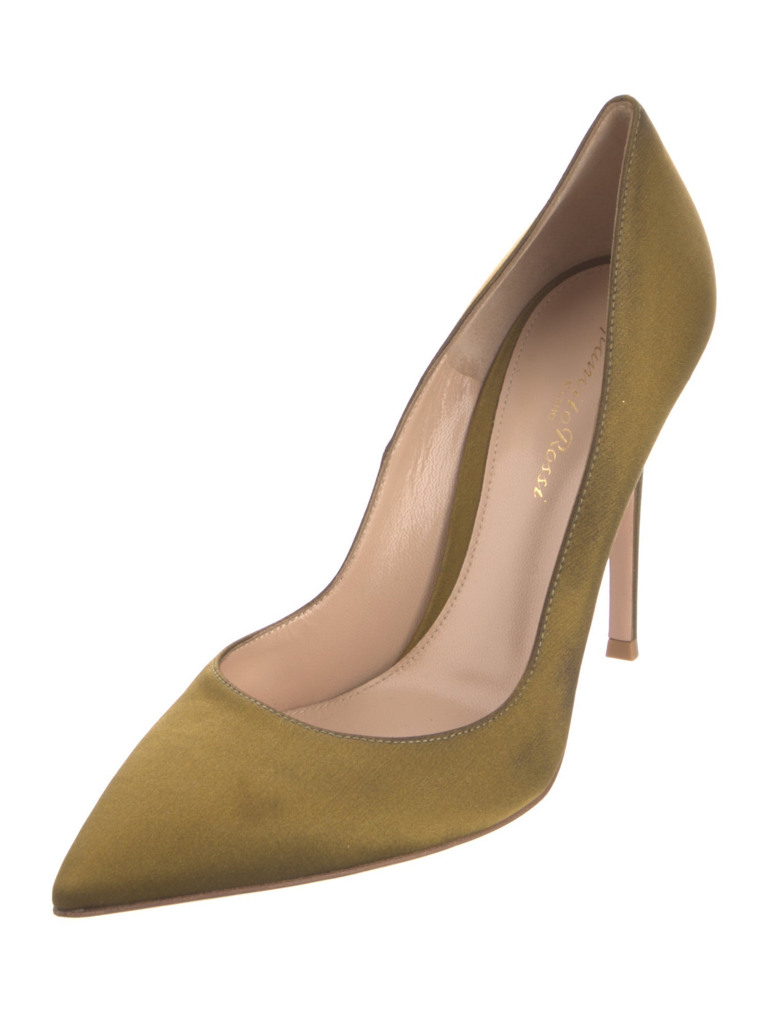 Gianvito Rossi Satin Pumps