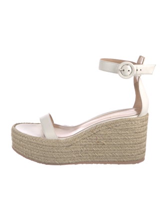 Gianvito Rossi Leather Espadrilles