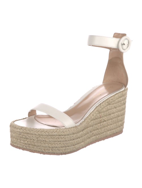 Gianvito Rossi Leather Espadrilles
