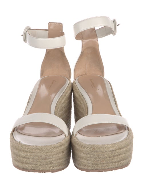 Gianvito Rossi Leather Espadrilles
