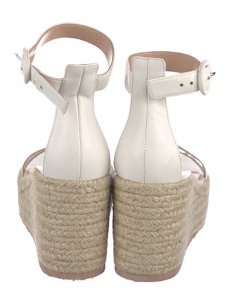 Gianvito Rossi Leather Espadrilles