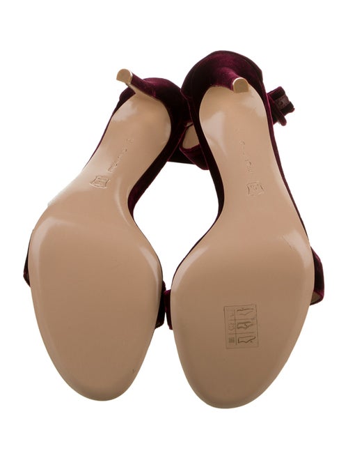 Gianvito Rossi Velvet Slingback Sandals