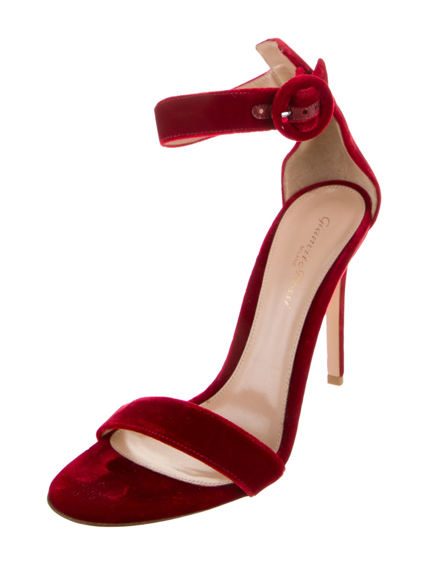 Gianvito Rossi Velvet Sandals