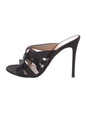Gianvito Rossi Satin Slides