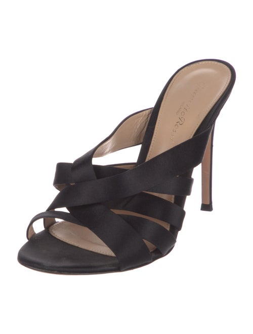 Gianvito Rossi Satin Slides