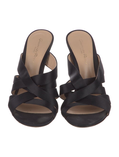 Gianvito Rossi Satin Slides