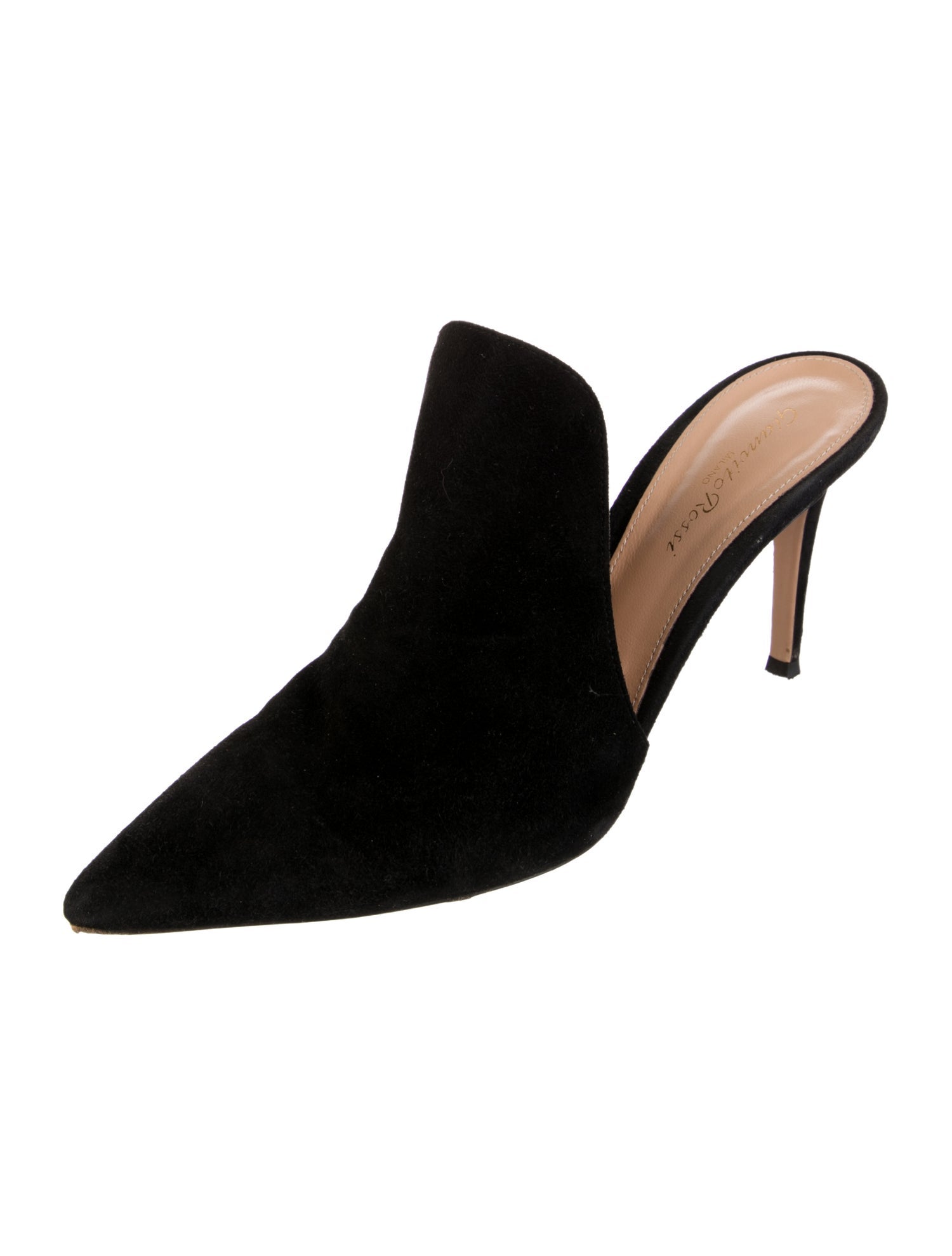 Gianvito Rossi Suede Mules
