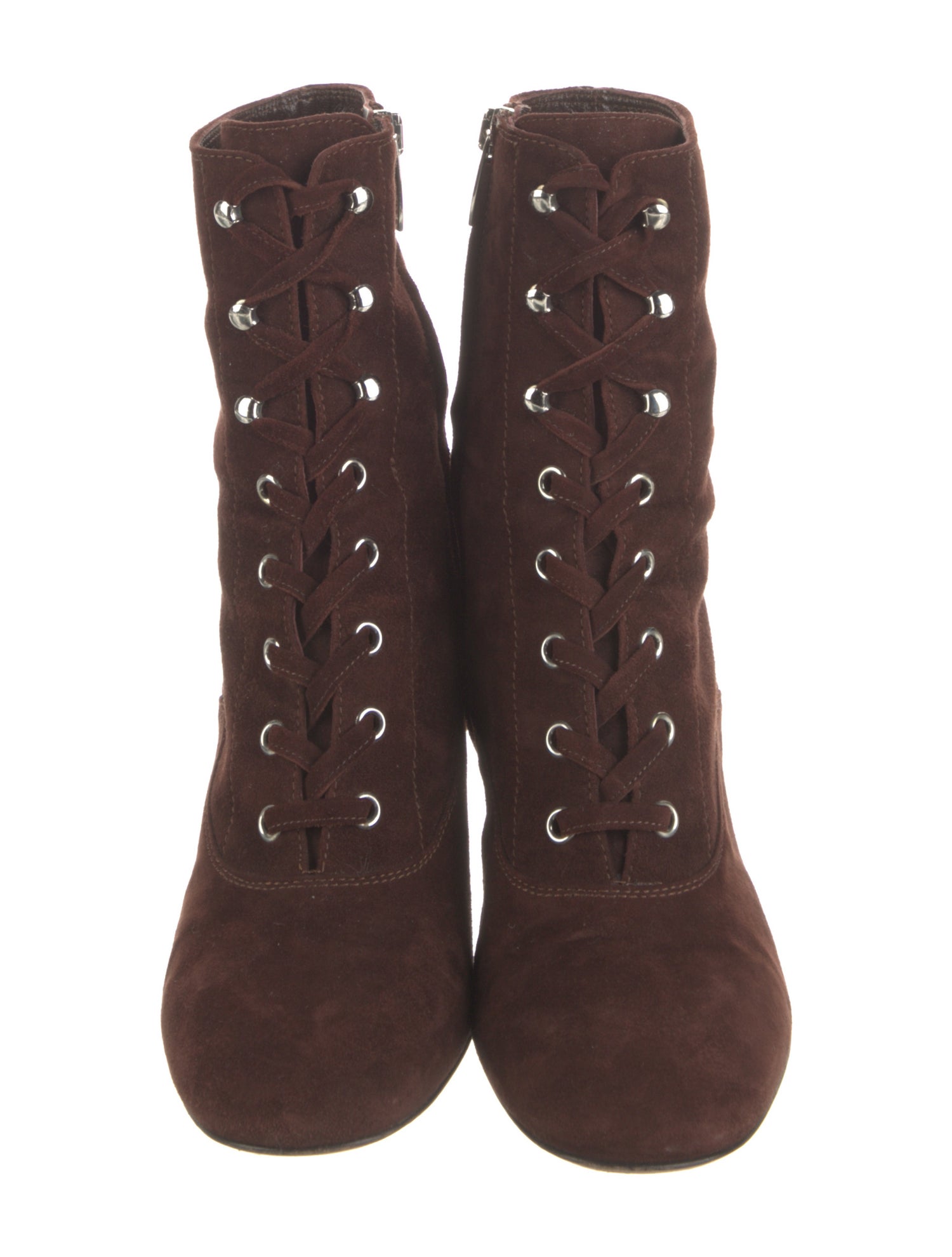 Gianvito Rossi Suede Combat Boots