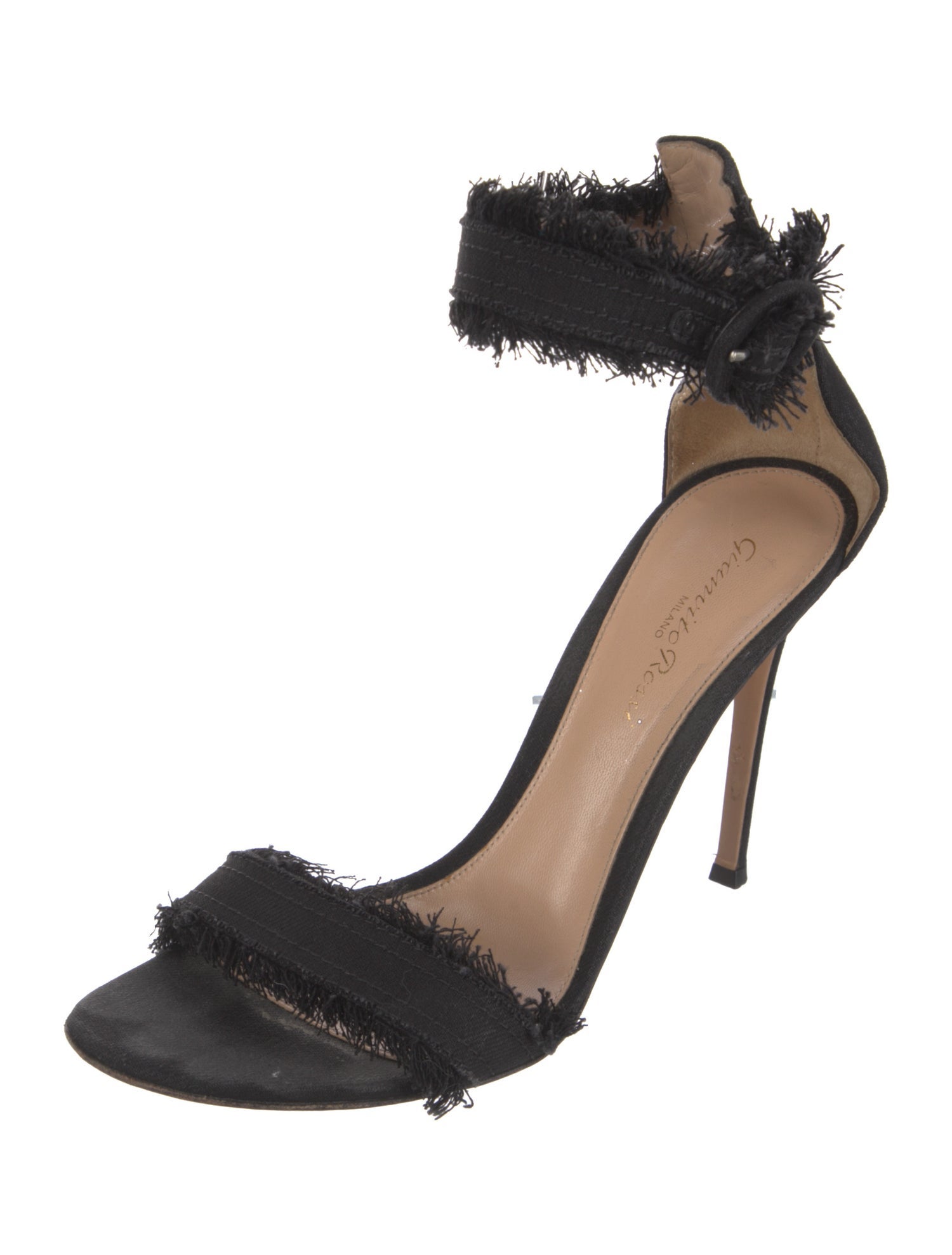 Gianvito Rossi Raw-Edge Trim D'Orsay Pumps