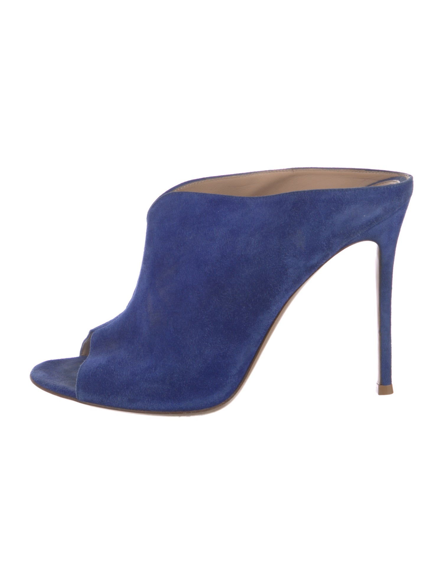 Gianvito Rossi Suede Mules