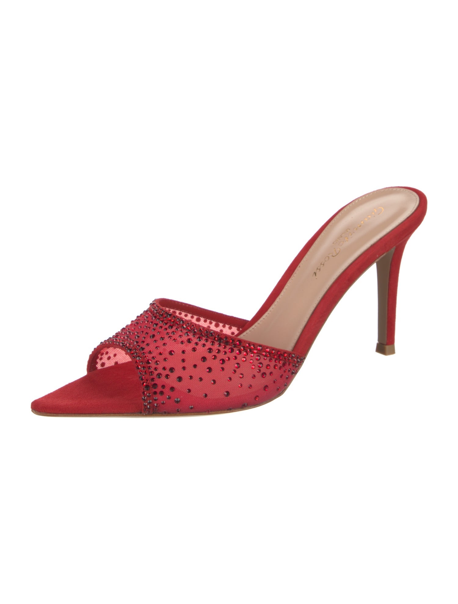 Gianvito Rossi Suede Slides