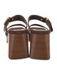 Gianvito Rossi Suede Leather Trim Embellishment Slides
