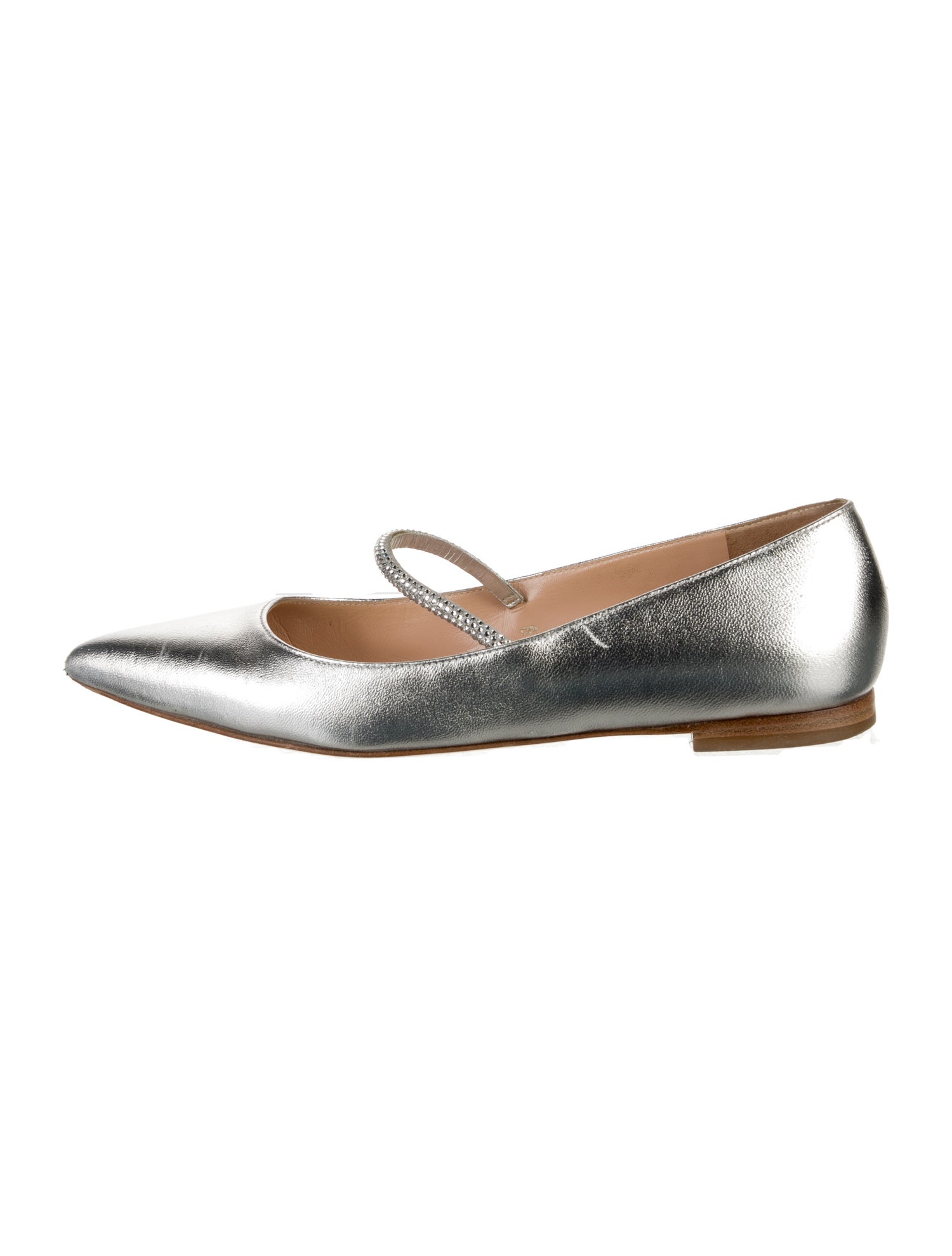 Gianvito Rossi Leather Mary Jane Flats