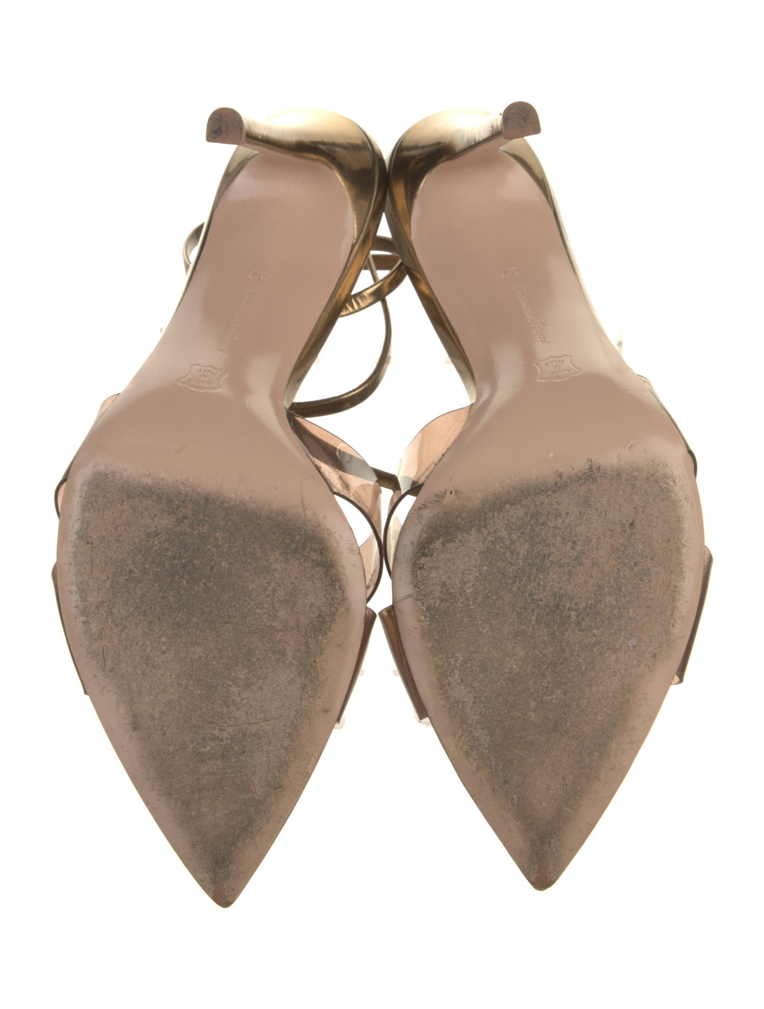 Gianvito Rossi Leather Slingback Pumps